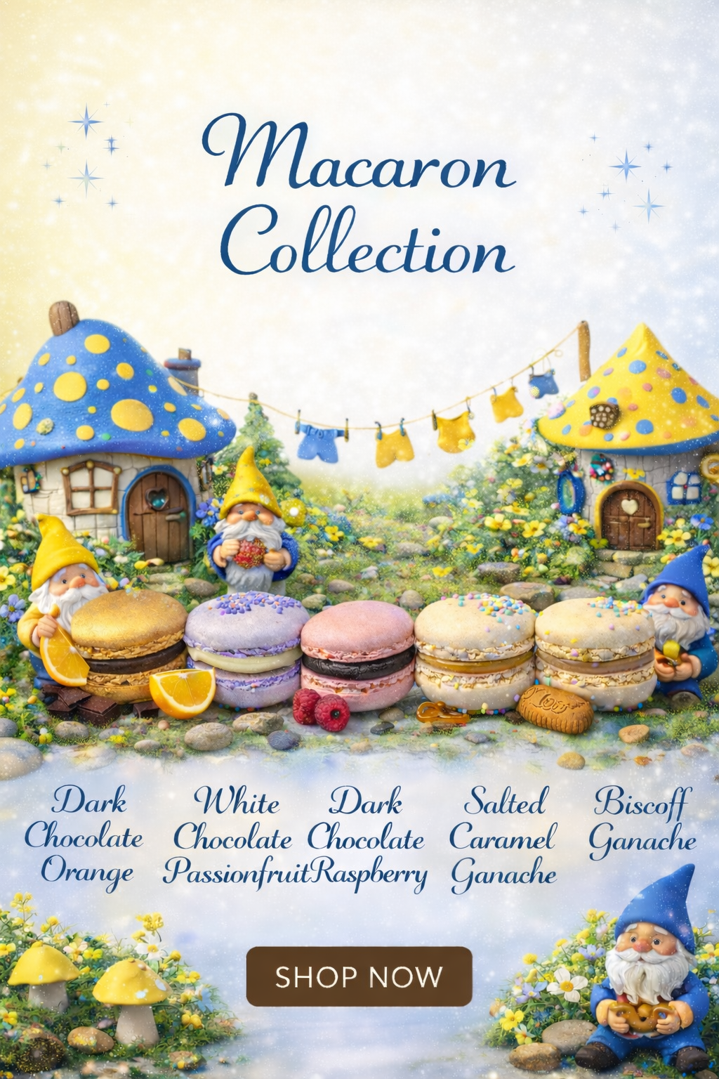 Gnome Sweet Gnome Macaron Collection