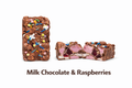 The Ruby Gnome - Milk Chocolate & Raspberry Rocky Road 100g