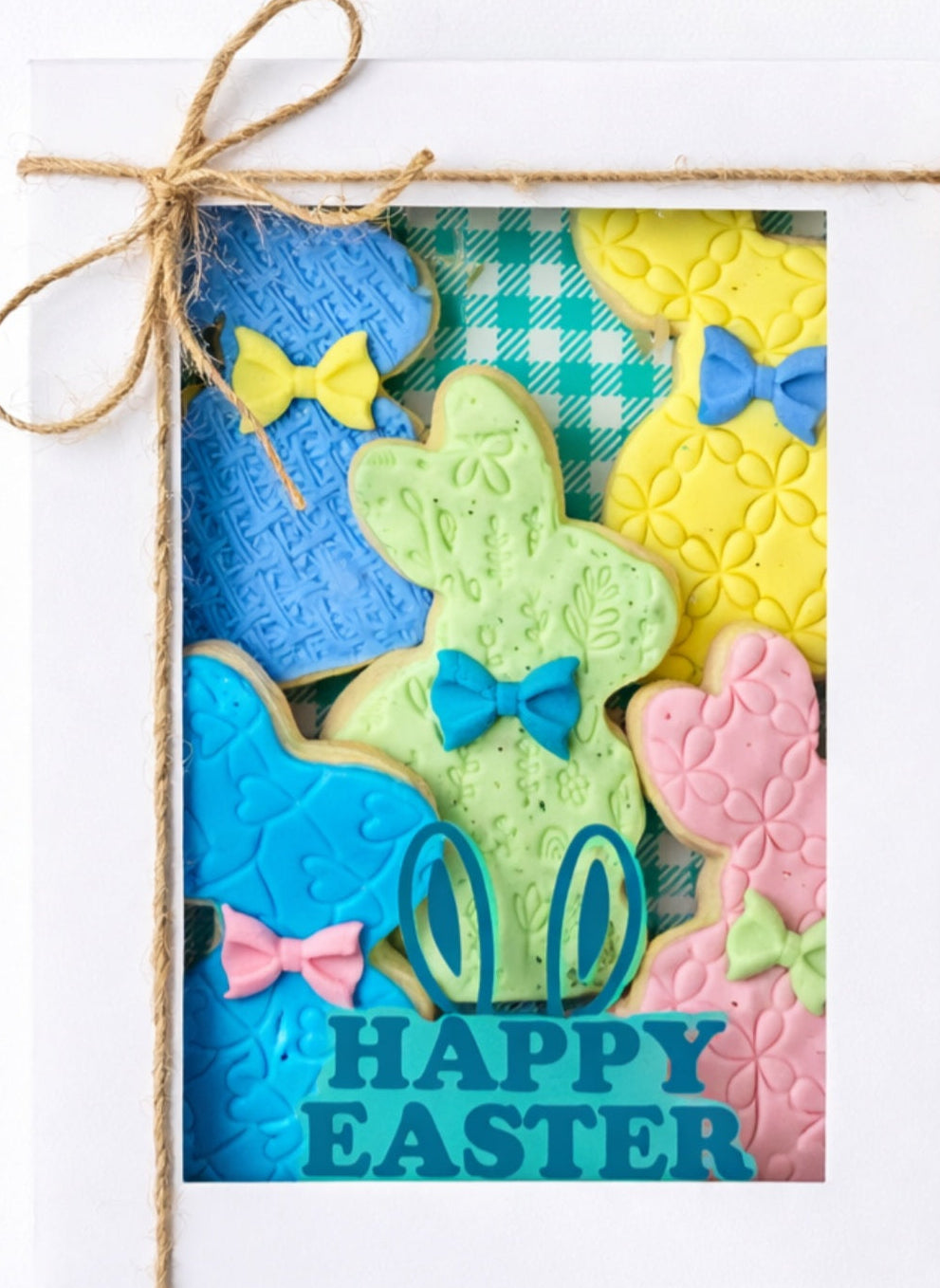 Hop into Easter Bunny Sugar Cookie Gift Box