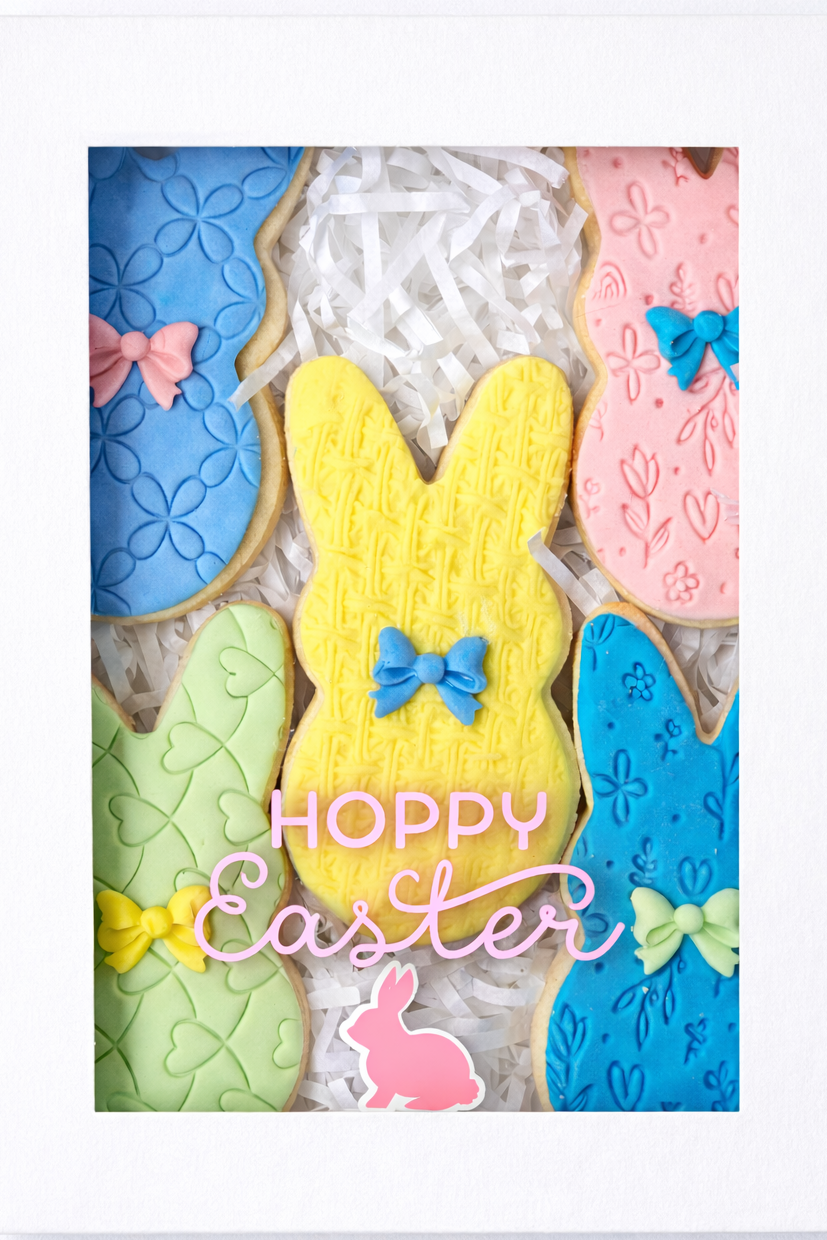 Gluten Free Peeps Easter Bunny Sugar Cookie Gift Box